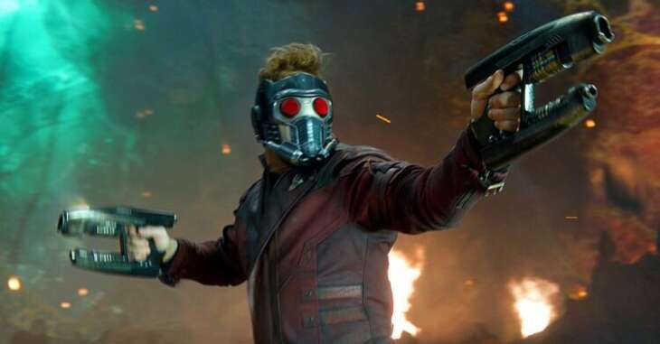 Chris Pratt as Peter Quill in Guardians of the Galaxy Vol 2