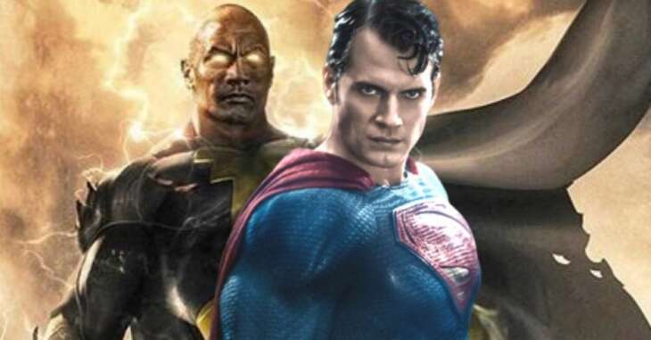 Henry Cavill Superman Dwayne Johnson Black Adam