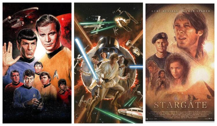 Star Trek, Star Wars, Stargate: Os Três Stars da Cultura Pop