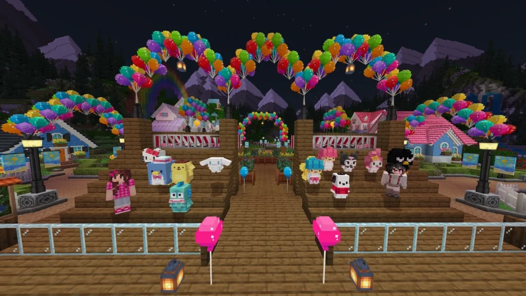 Hello Kitty Universe Joins Minecraft with a Whimsical New World Experience