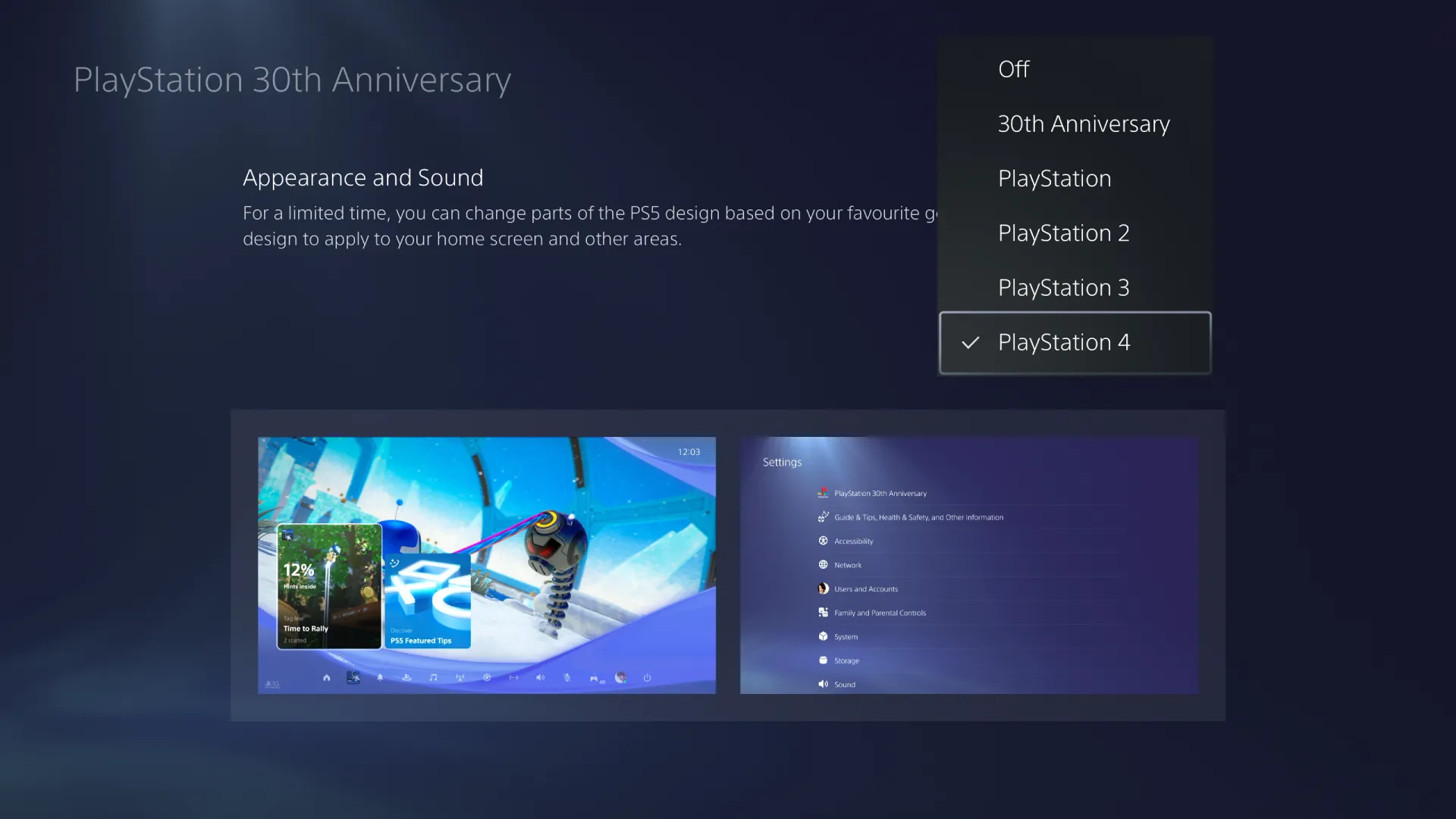 PS5’s Anniversary Themes Face Temporary Removal, Sony Confirms