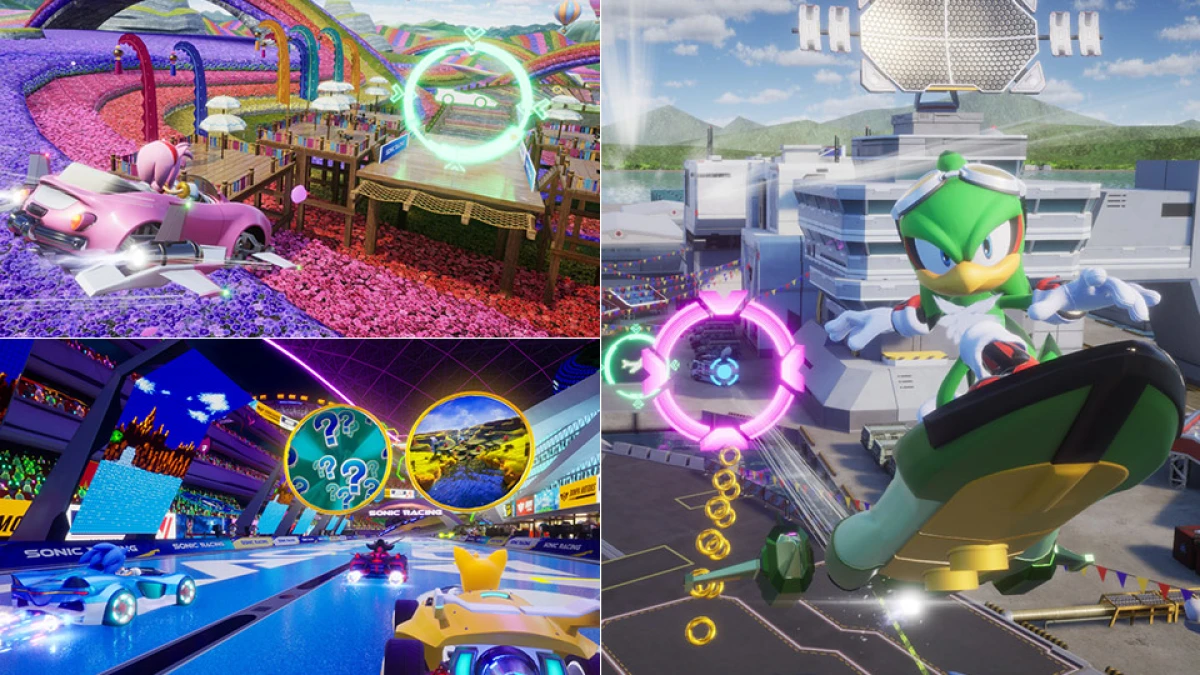 Sonic Racing Crossworlds terá crossover com Minecraft e Avatar